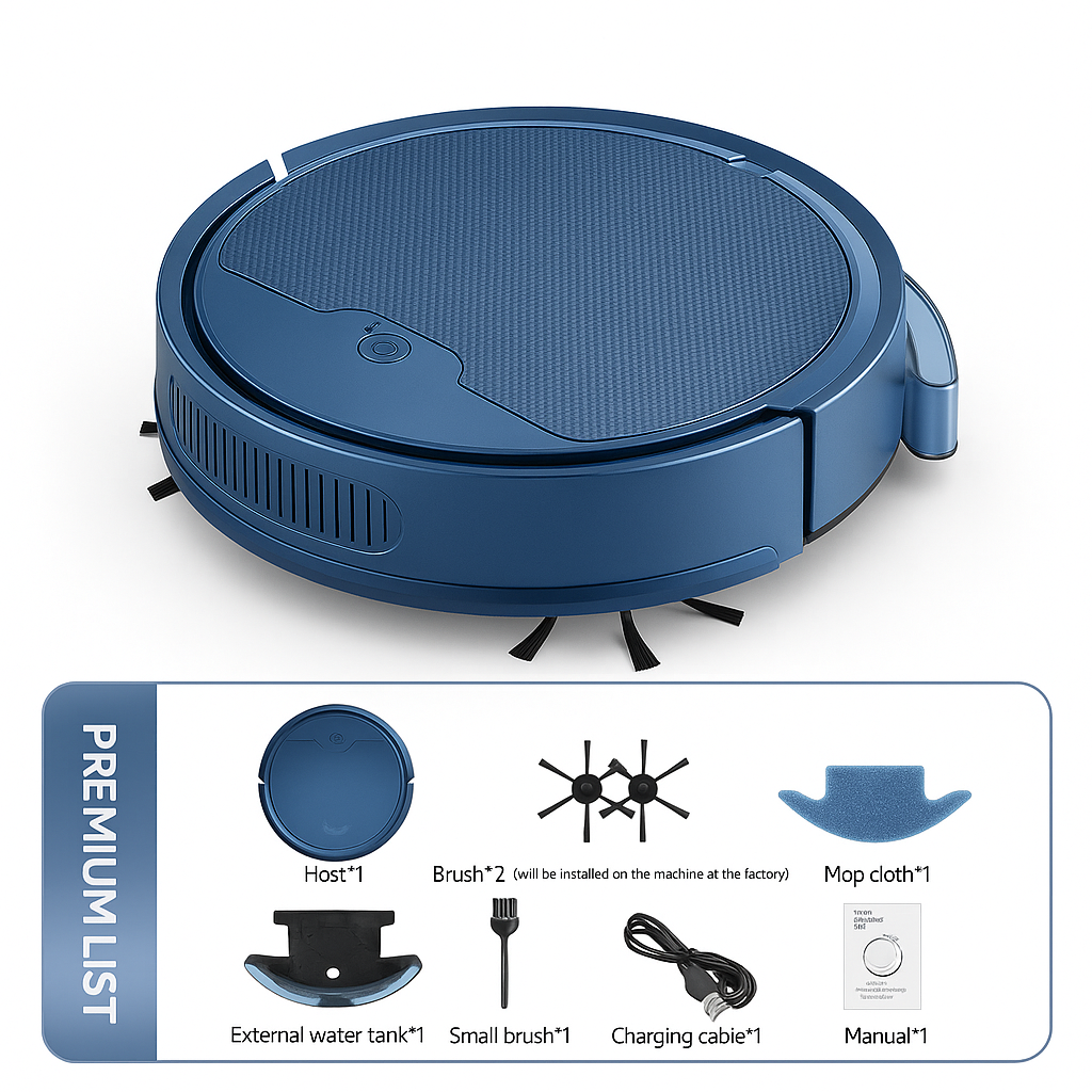 NovaVibe™ Intelligent Robot Vacuum – Smart, Silent & Powerful Cleaning
