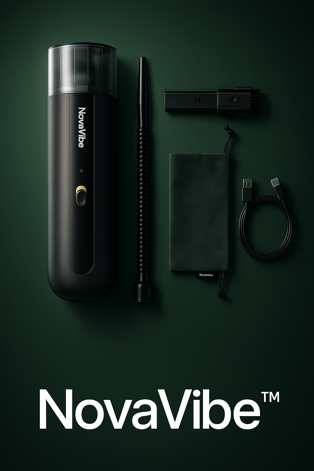 NovaVibe™ Cordless Mini Vacuum Cleaner – Minimal Edition