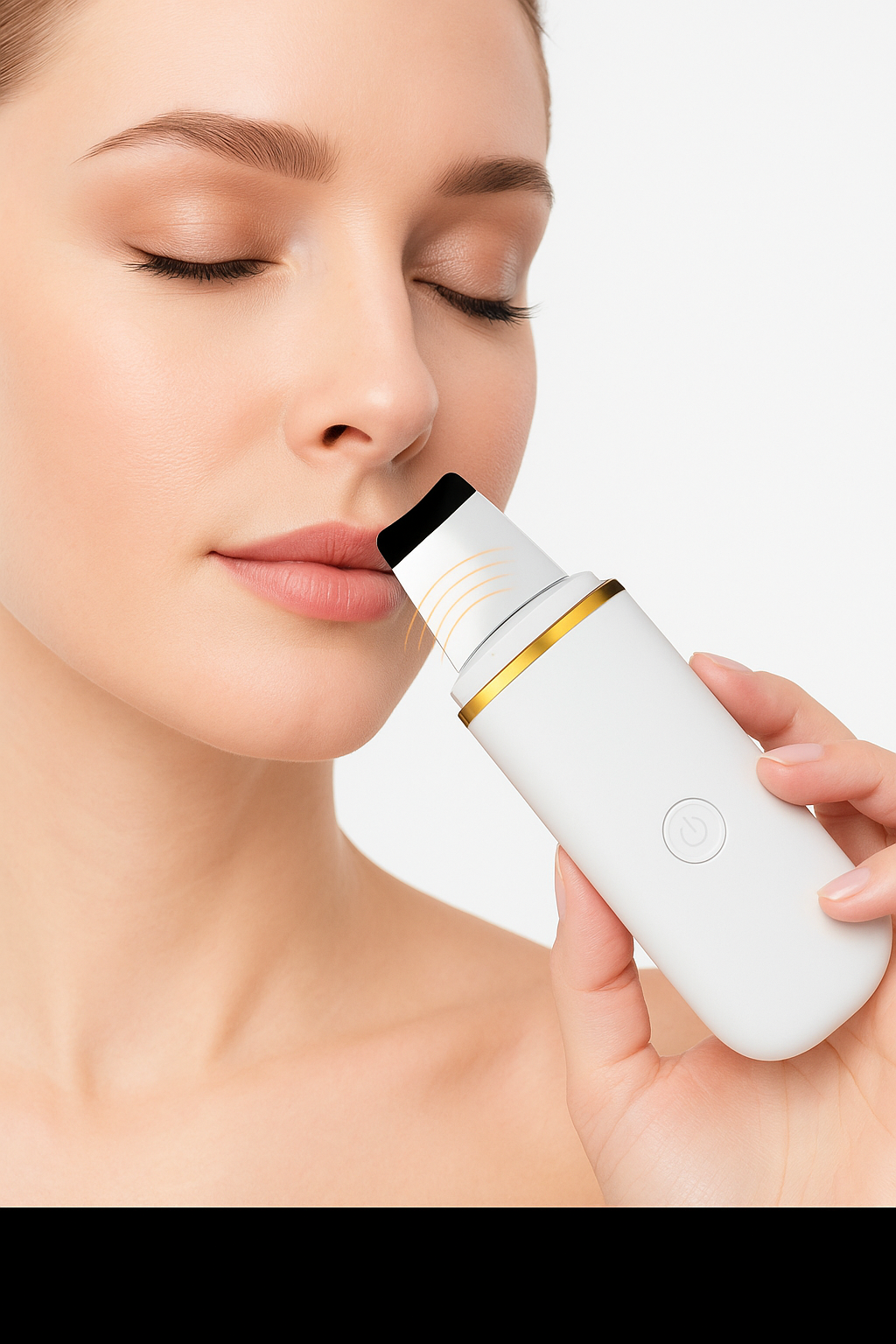 NovaVibe™ Ultrasonic Skin Scrubber – Deep Facial Cleansing & Lifting Tool