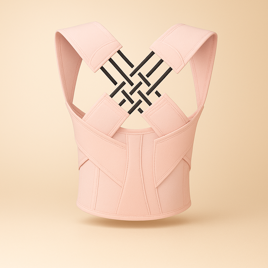 NovaVibe™ Advanced Spine Support Posture Corrector – Breathable, Adjustable & Discreet