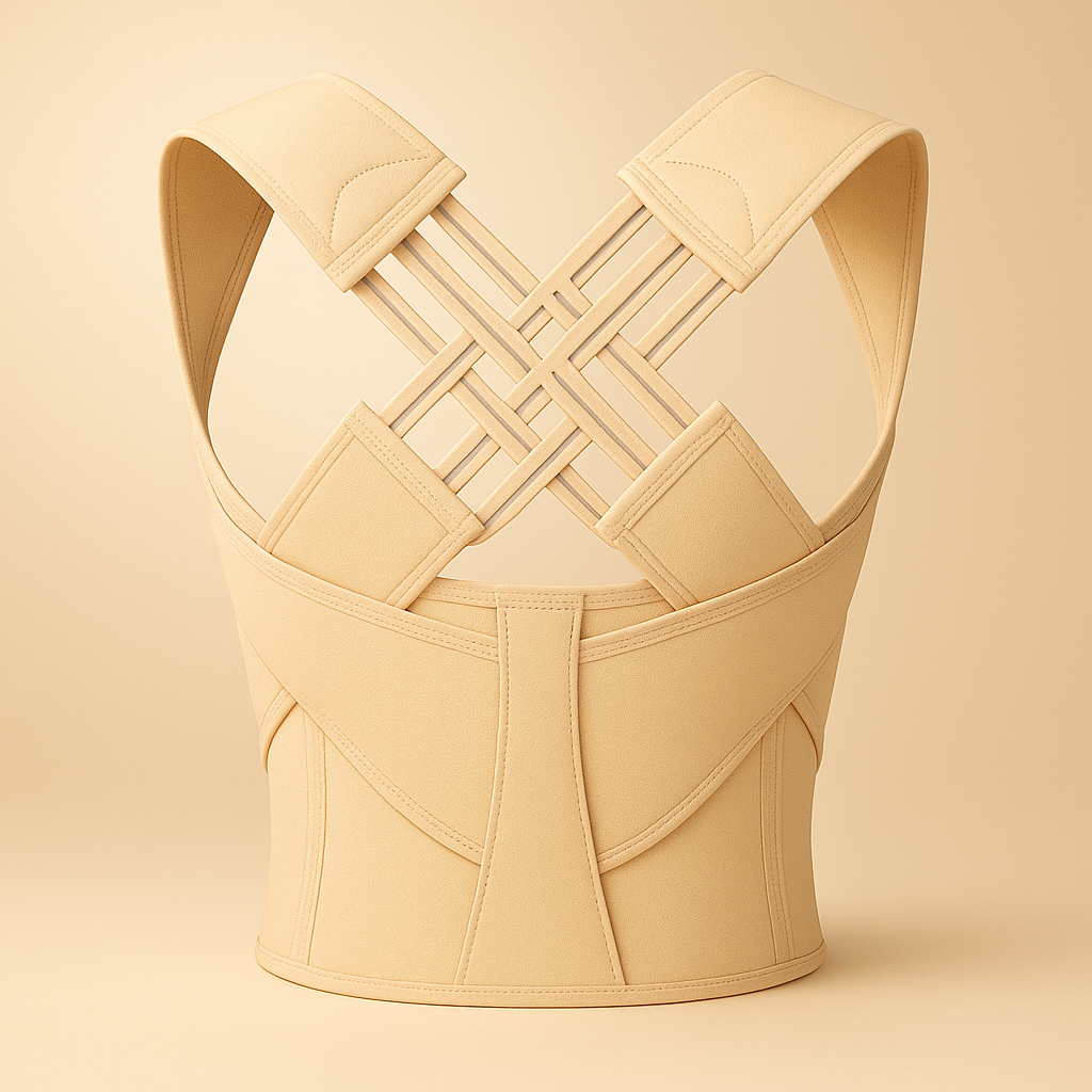 NovaVibe™ Advanced Spine Support Posture Corrector – Breathable, Adjustable & Discreet