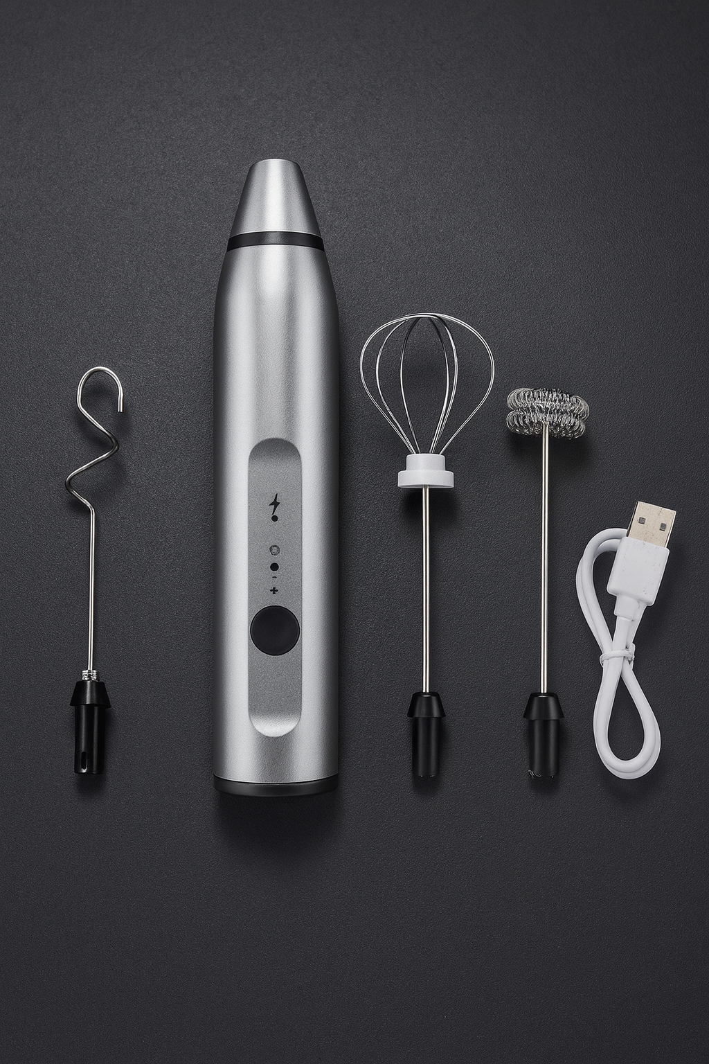 NovaVibe™ Rechargeable 3-in-1 Electric Milk Frother & Egg Beater