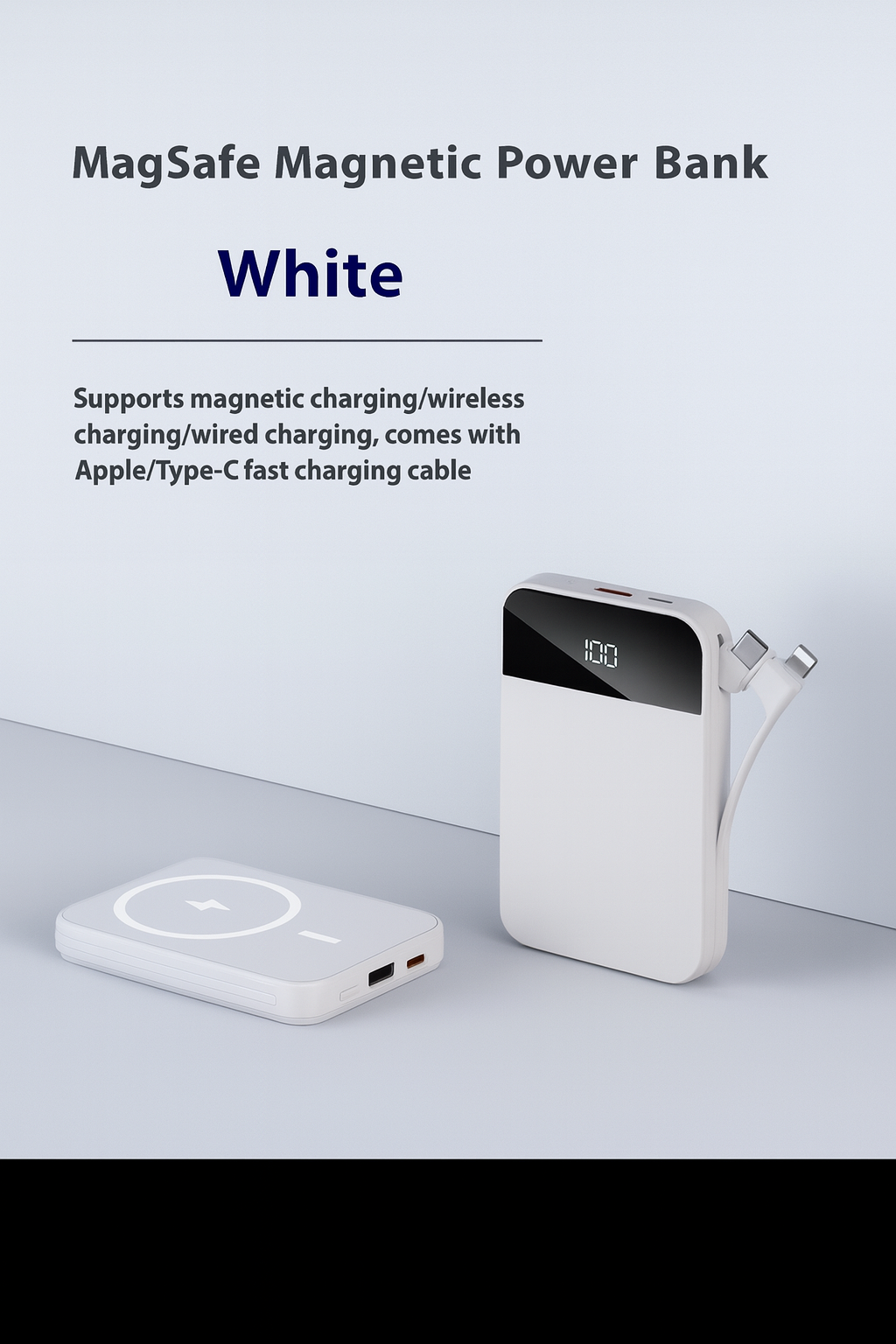 NovaVibe™ MagSafe Magnetic Wireless Power Bank 66W | 10000mAh Super Fast Charge