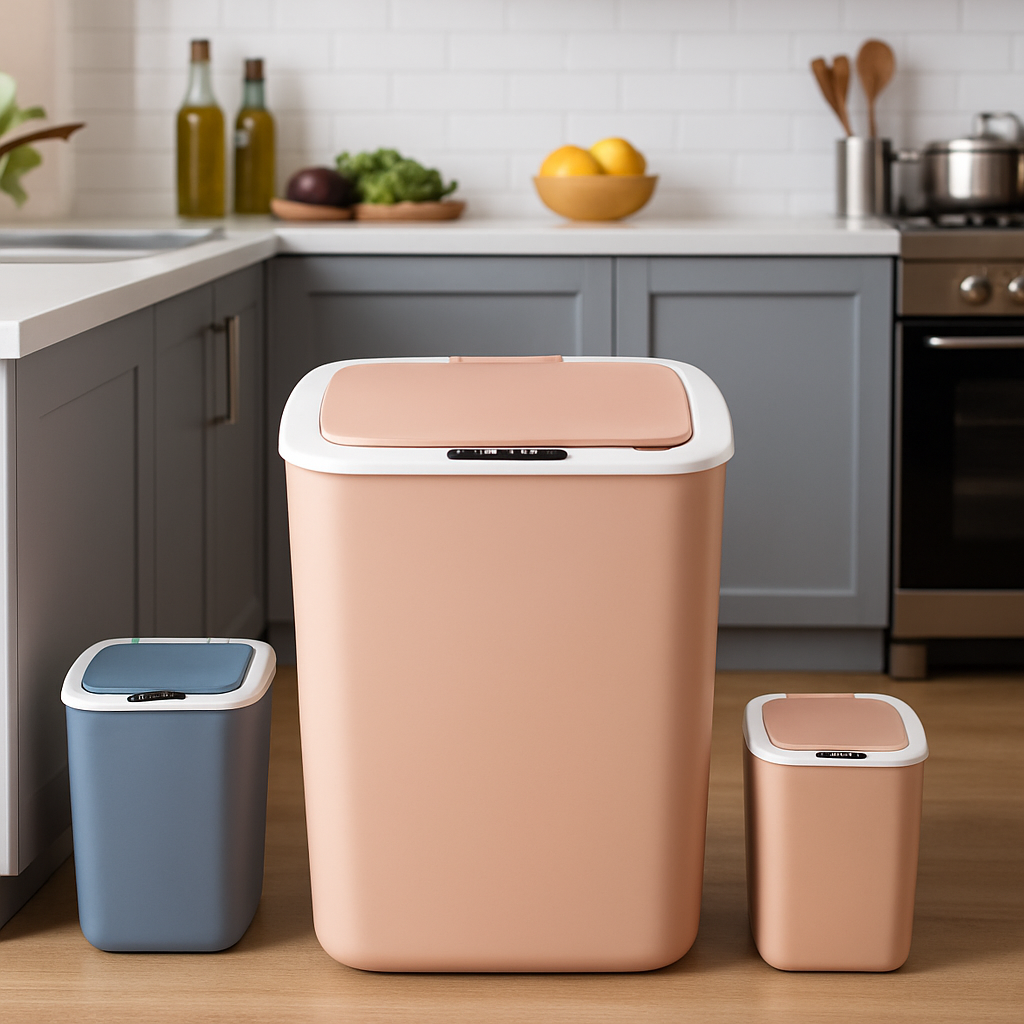 NovaVibe™ Smart Trash Can - Touches Automatic Waste Bin