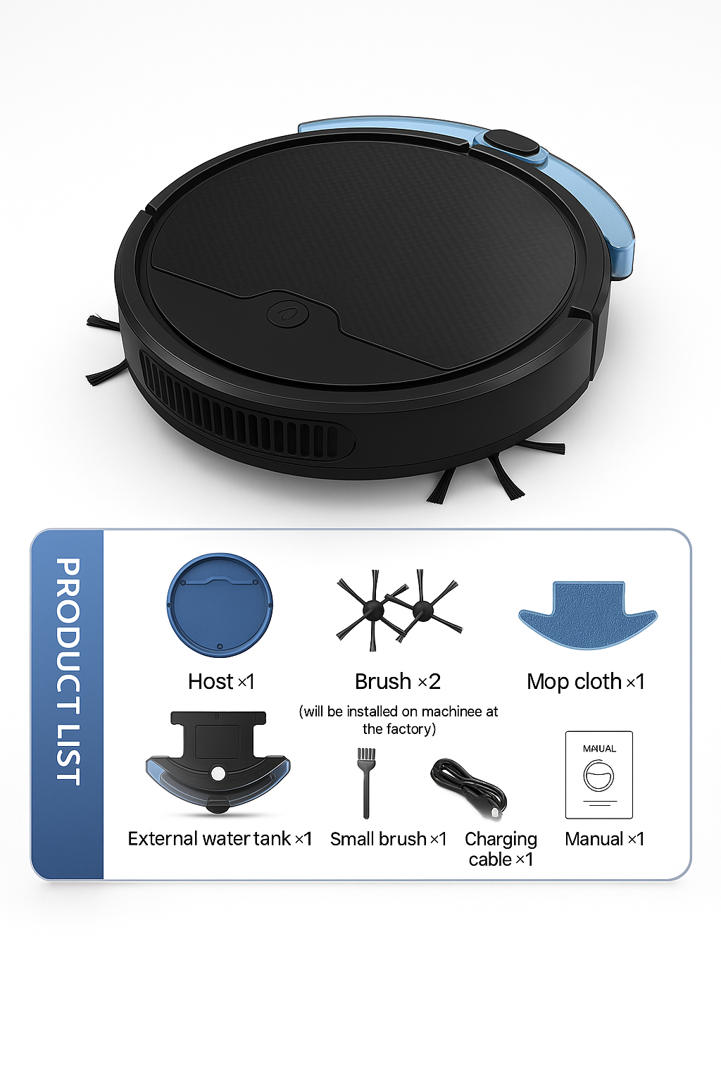 NovaVibe™ Intelligent Robot Vacuum – Smart, Silent & Powerful Cleaning