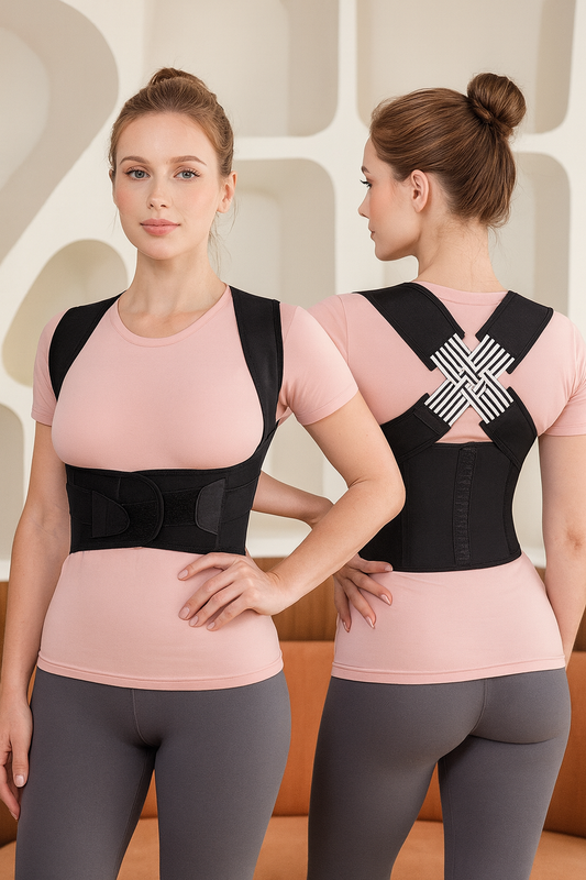NovaVibe™ Advanced Spine Support Posture Corrector – Breathable, Adjustable & Discreet