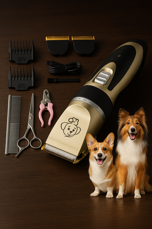 NovaVibe™ Pro Pet Grooming Trimmer – Precision Hair Clipper for Dogs & Cats