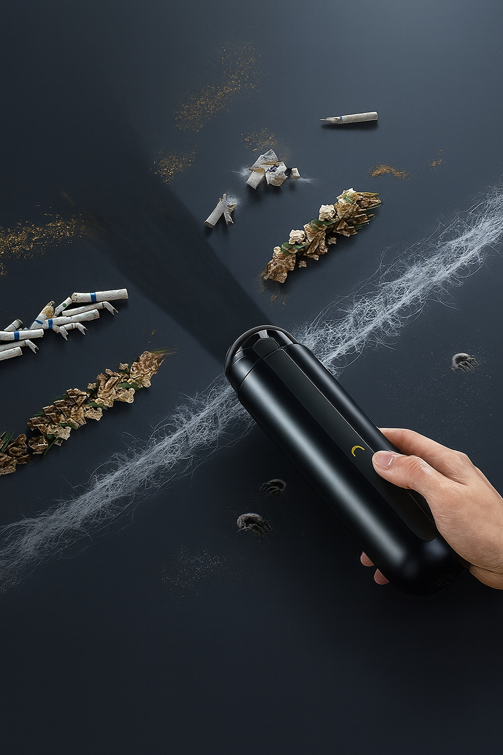 NovaVibe™ Cordless Mini Vacuum Cleaner – Minimal Edition