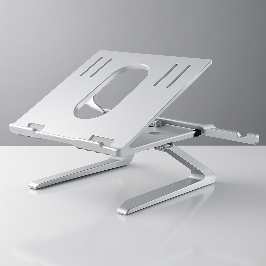 NovaVibe™ ElevatePro™ – Adjustable Foldable Laptop Stand for Desk & Home Office