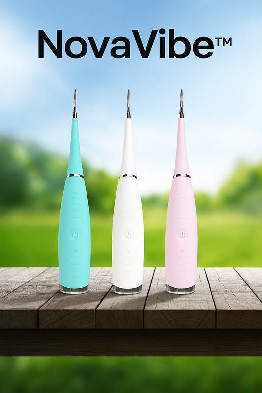 NovaVibe™ SonicSmile™ – Ultrasonic Teeth Cleaner & Tartar Remover