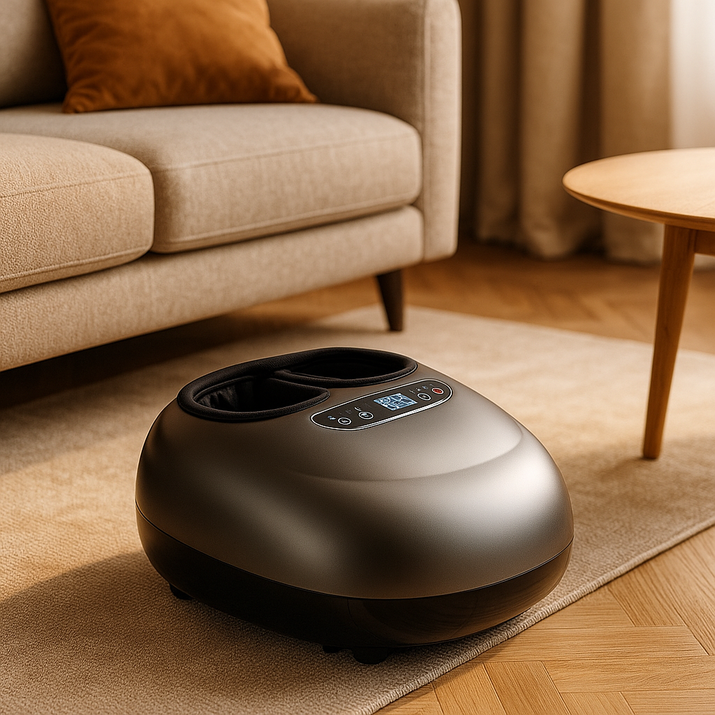 NovaVibe™ Smart Luxe Foot Massager – Full Wrap Therapy