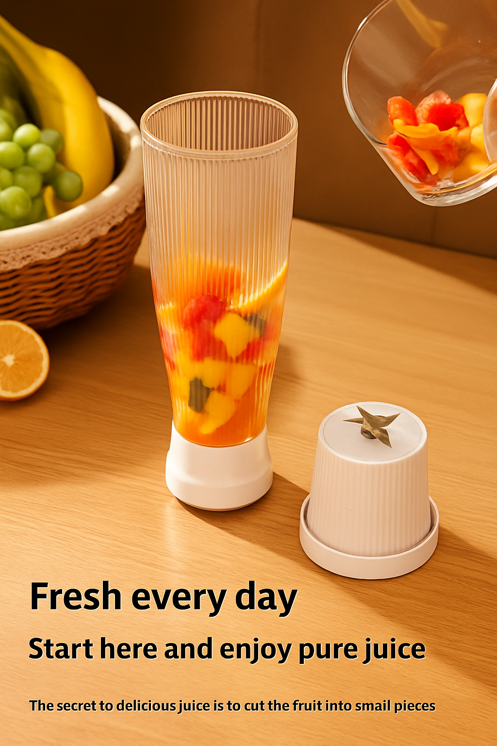 NovaVibe™ Portable Electric Juicer Juice Blender