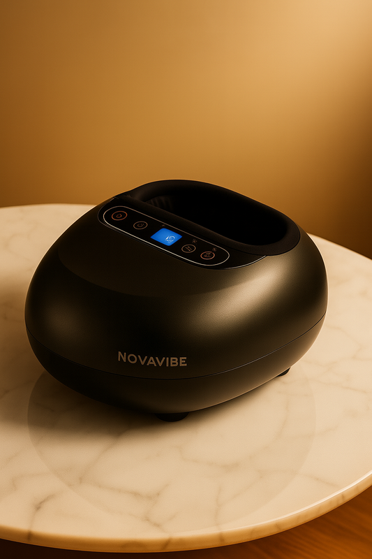 NovaVibe™ Smart Luxe Foot Massager – Full Wrap Therapy